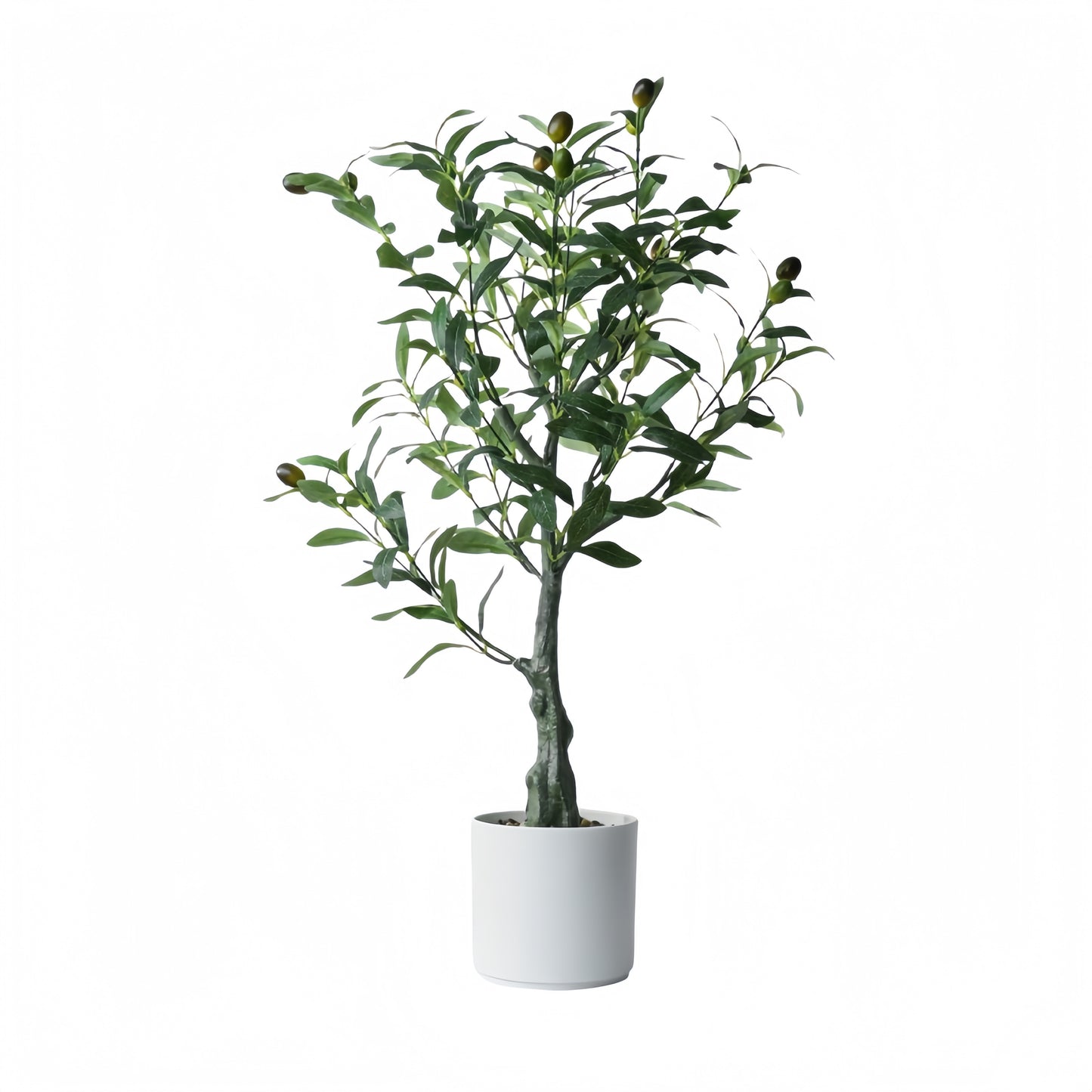 Artificial olive tree with pot