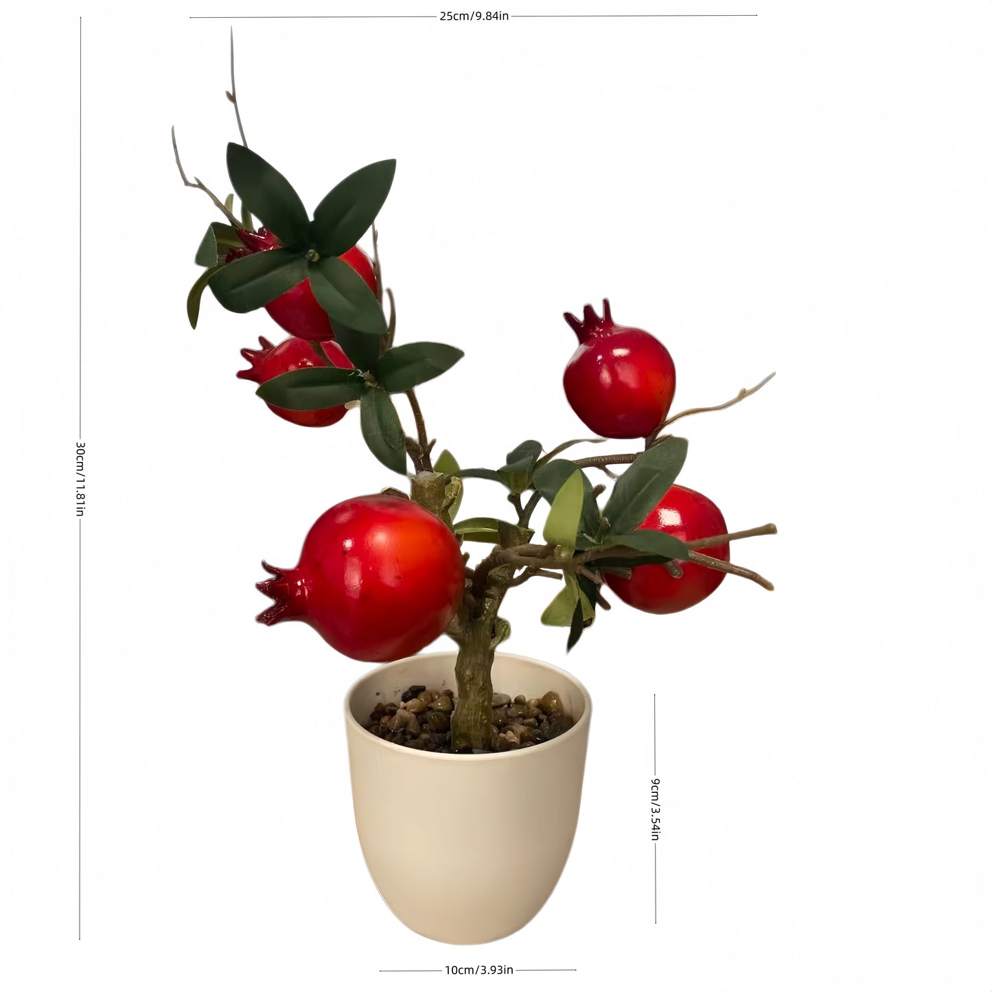Artificial Pomegranate Tree Potted Plant: An Essential Greenery for Home Decoration and Renovation