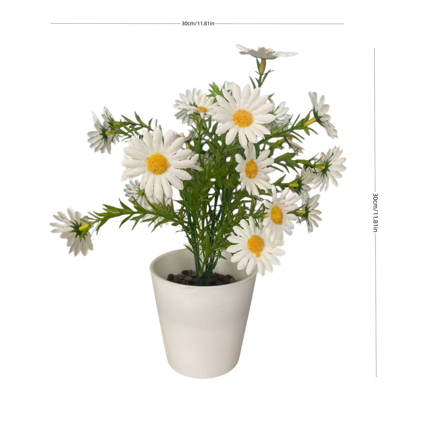 Artificial Daisy Potted Plant for Home and Garden Decoration