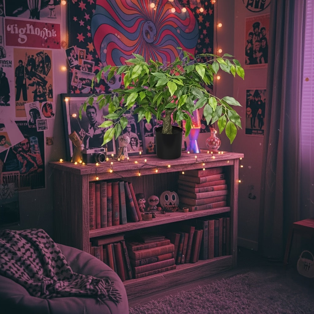 Artificial fig tree with pot