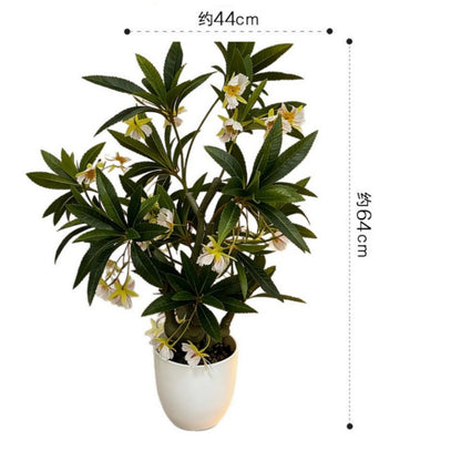 High-End Artificial Water Stone Melding Flowers Home Decor Potted Plant