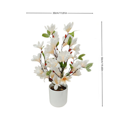 High-End Artificial Magnolia Office Decoration and Home Furnishings