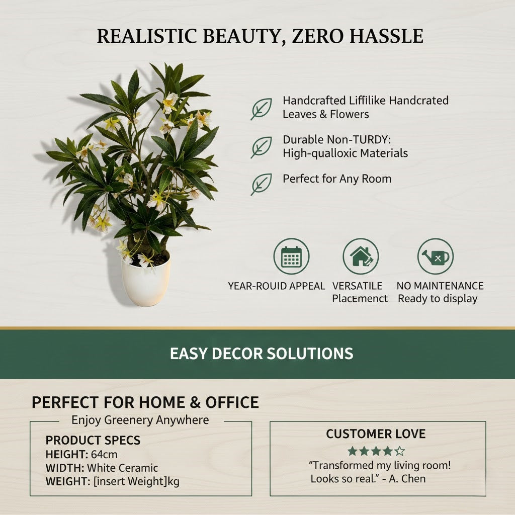 High-End Artificial Water Stone Melding Flowers Home Decor Potted Plant