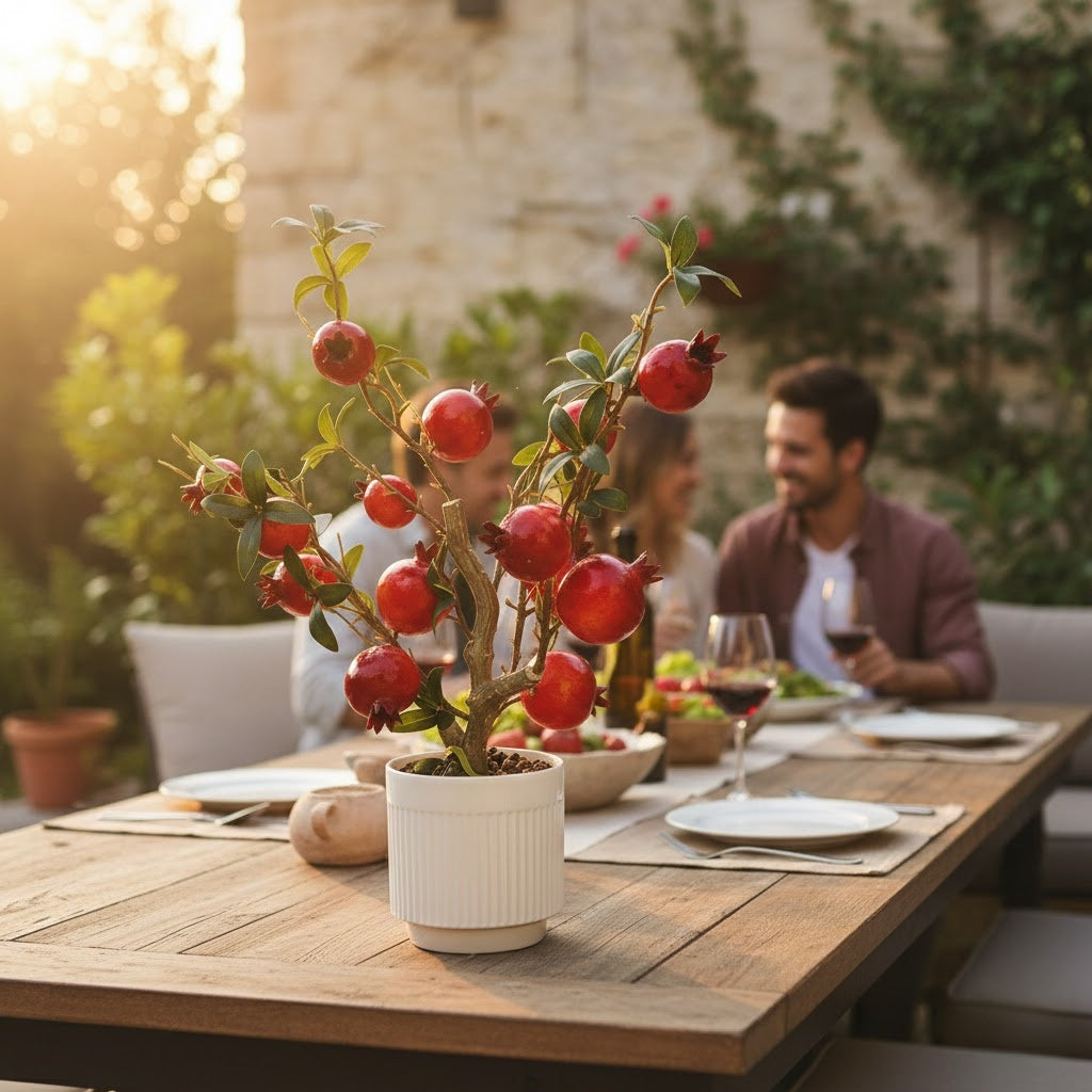 Artificial Pomegranate Tree Potted Plant: An Essential Greenery for Home Decoration and Renovation
