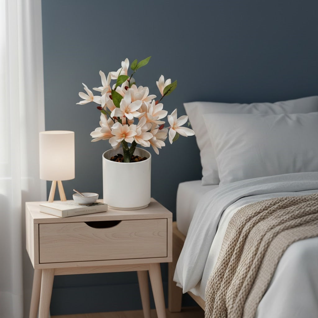 High-End Artificial Magnolia Office Decoration and Home Furnishings