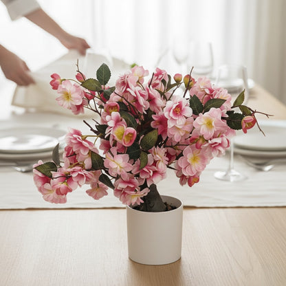 High-Quality Artificial Cherry Blossom Tree with Potted Plant for Home Decoration and Landscaping Bonsai