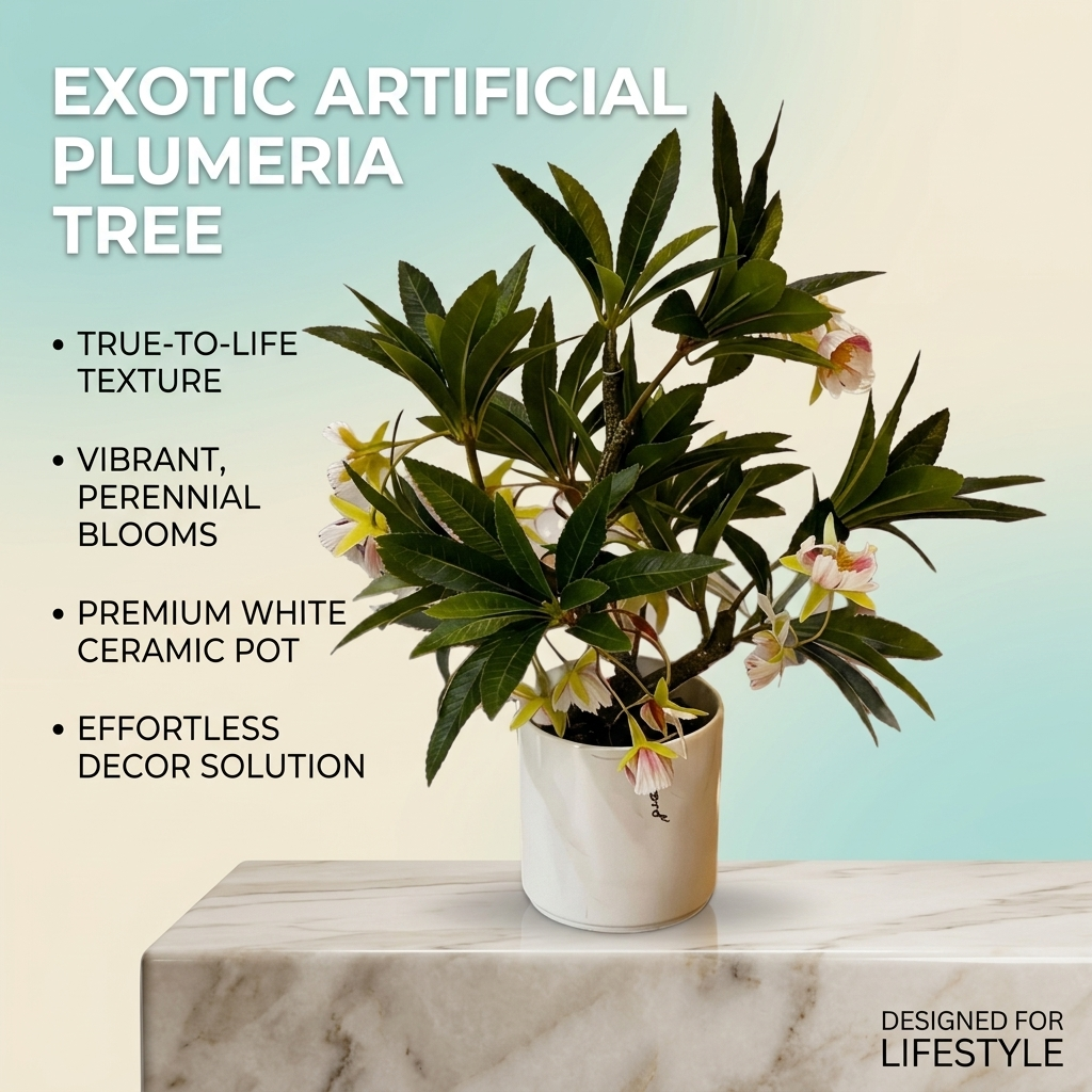 High-End Artificial Water Stone Melding Flowers Home Decor Potted Plant