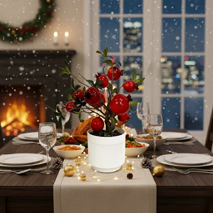 Artificial Pomegranate Tree Potted Plant: An Essential Greenery for Home Decoration and Renovation