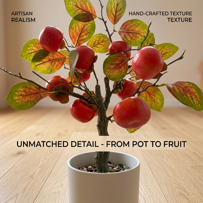 Top Simulated Green Plant Persimmon Potted Plant Home Decoration Garden Decoration Potted Plant