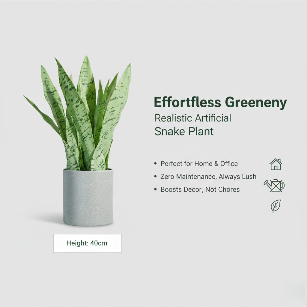 Artificial Snake Plant Potted
