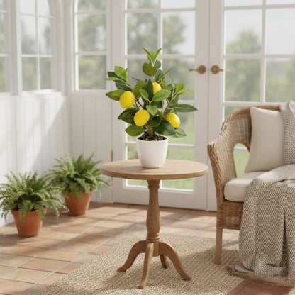 Artificial lemon tree with pot