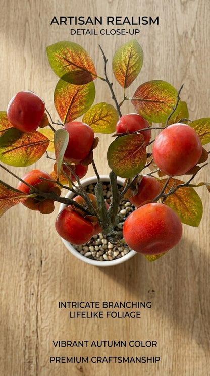 Top Simulated Green Plant Persimmon Potted Plant Home Decoration Garden Decoration Potted Plant